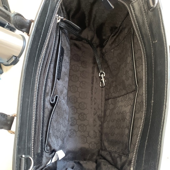 Michael Kors Calf Hair handbag animal print leather tote bag‎ black brown - Picture 5 of 16